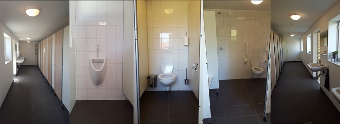 het sanitair van camping de somerweij